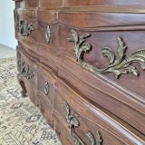 Louis XV style chest of drawers in cherry wood