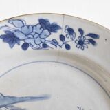Assiette Chinoise bleu blanc 18e siècle