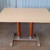 Rectangular bistro table.