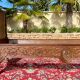 Pair of oak beds style Louis XV /Louis XVI