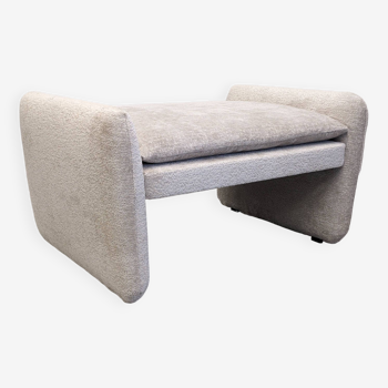 Ottoman footrest or extra seat by Steiner from the 60s/70s
