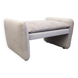 Ottoman footrest or extra seat by Steiner from the 60s/70s