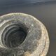 Vintage brutalist candle holder