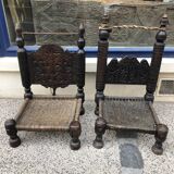 Pau e of Afghan chairs