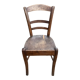 Rustic wooden chair