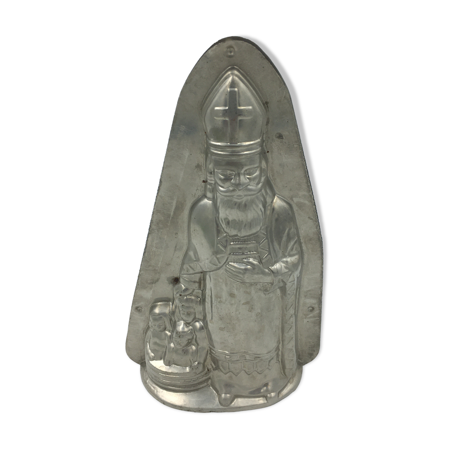 Chocolate mold of St. Nicholas
