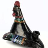 Zoomorphic ceramic vase in the style of Guidette Carbonell