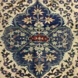 Distressed Turkish Rug 179x120 cm wool Vintage shabby Chic Tribal Blue, Beige