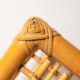 Scandinavian bamboo and rattan bench, second half of the 20th century