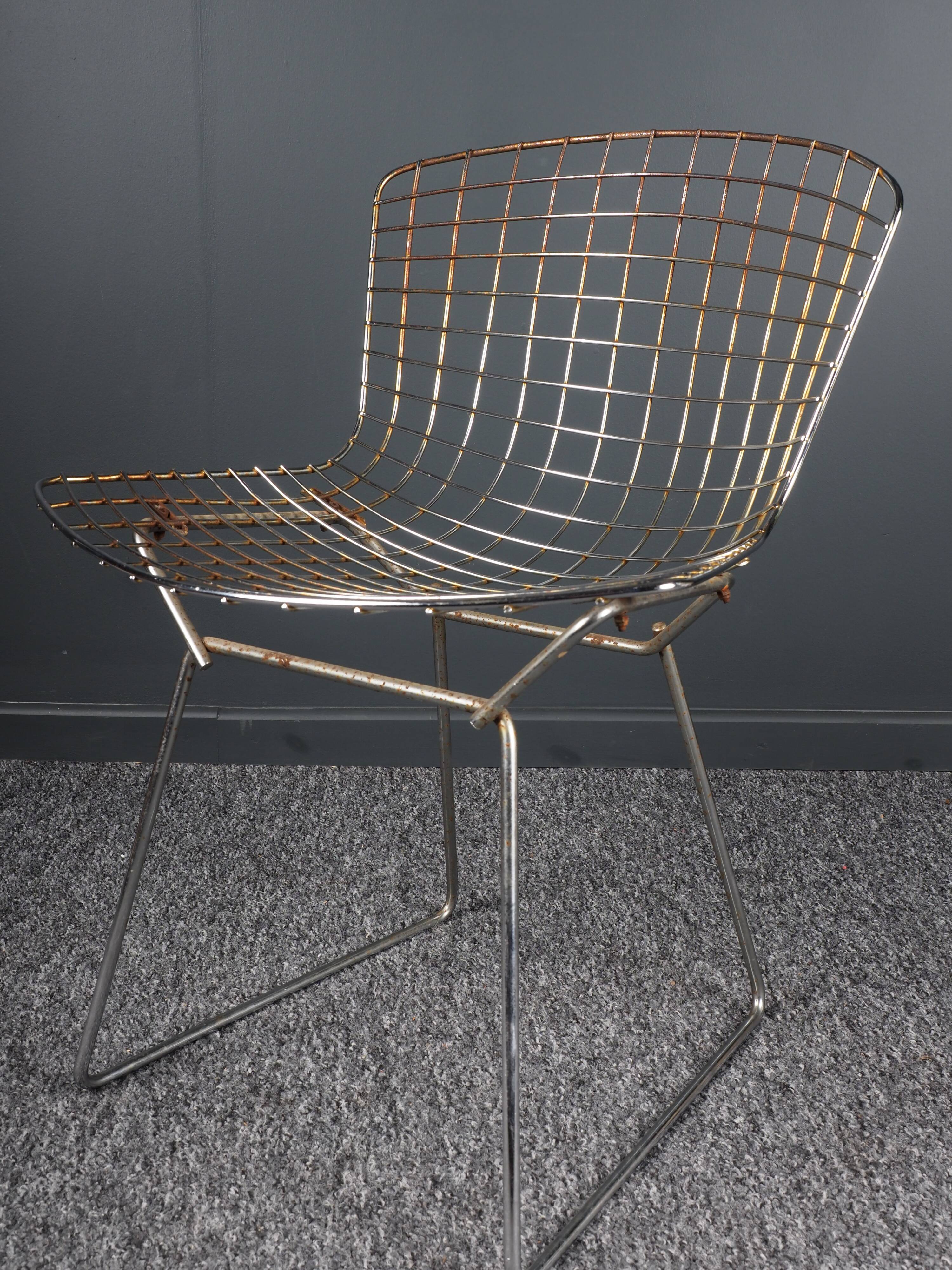 Pair of chairs by Harry Bertoia 80