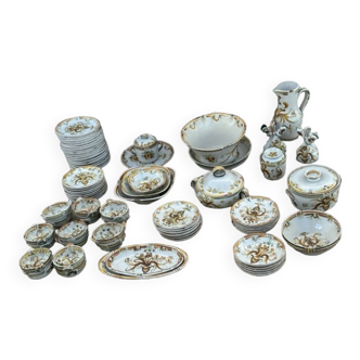 Earthenware service 74 pieces