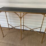 Console 90s - Metal and glass