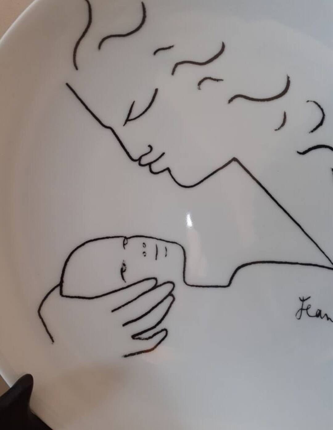 Jean Cocteau plate