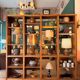 Grande bibliothèque Art déco modulable années 1930