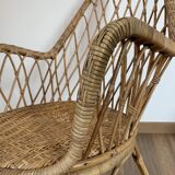 Rattan armchair