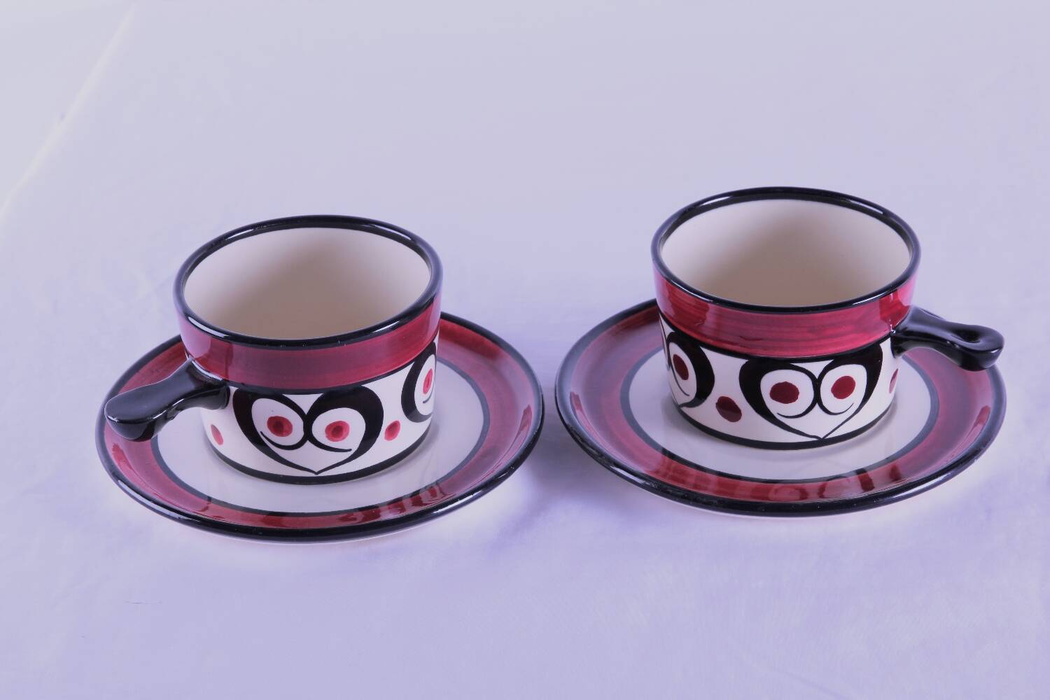 2 tasses et 2 coupelles Saint Jean de Bretagne