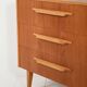 Scandinavian chest of drawers ’50s–’60s in teak and oak