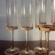 Set of 6 champagne glasses – Studio Nova – Parc Avenue Green Pink – A