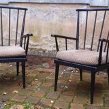 Pair of Baumann armchairs, 1960s