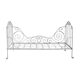 Lit ancien en fer forgé banquette