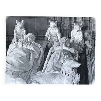 Silver gelatin print, Tomb of Angels II, Bernard Darot, 20th century