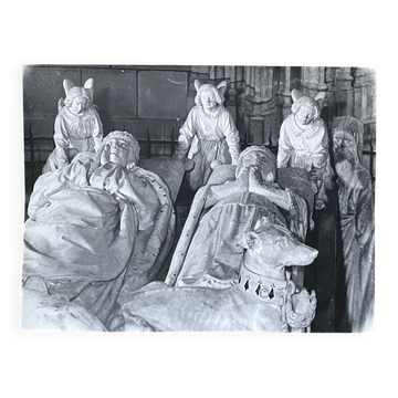 Silver gelatin print, Tomb of Angels II, Bernard Darot, 20th century
