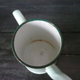 Antique enamelled pitcher