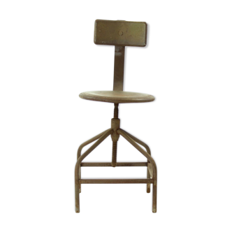 Rusty Factory Chair, Czechoslovakia Circa 1940