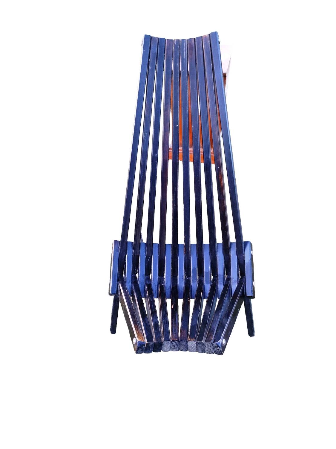Chaise scandinave en bois laqué noir