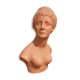 Buste femme en terre cuite