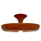 Very rare midcentury orange pendant, Denmark, 1970