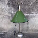 Antique industrial watchmaker/jeweler's lamp goes up and down