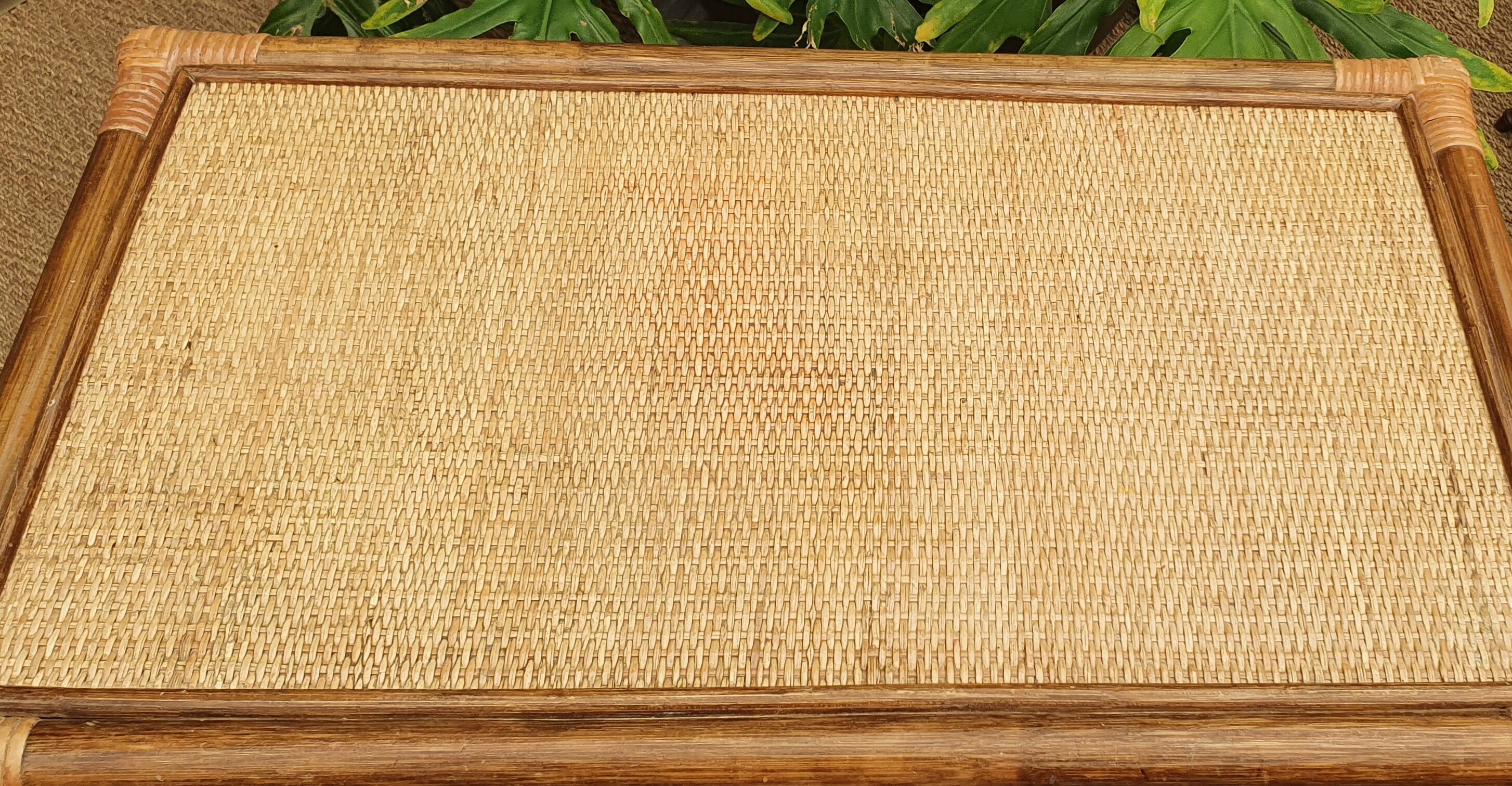 Rattan chest of drawers 4 drawers