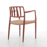 Suite of 4 Scandinavian teak armchairs model 66