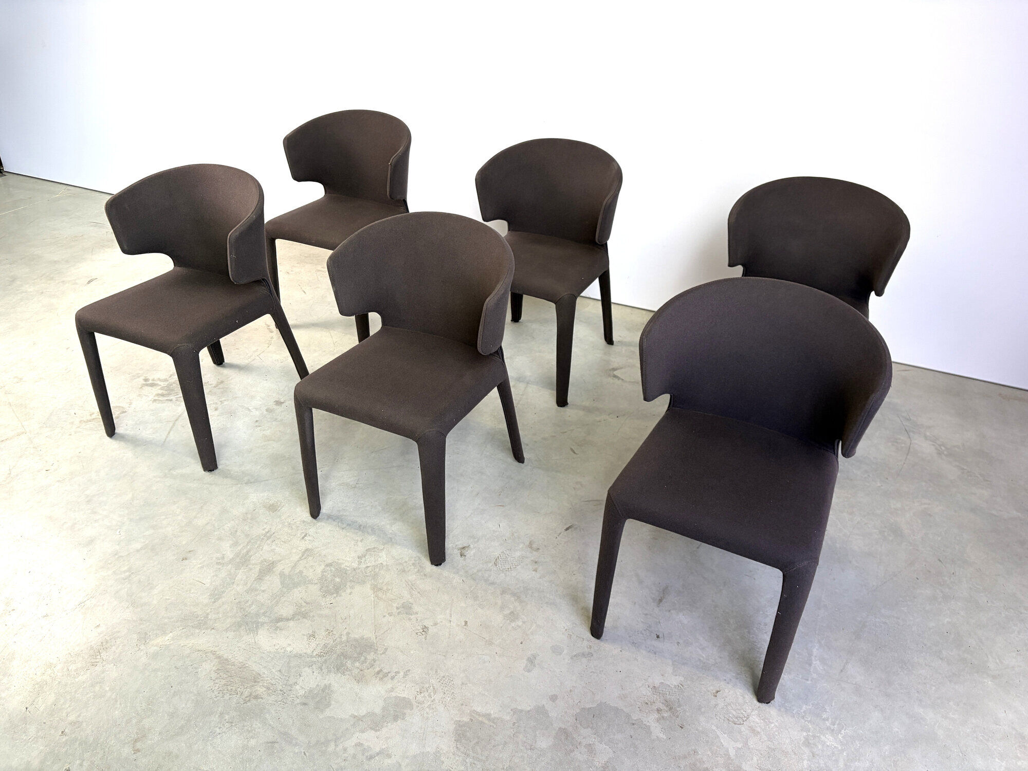 Hola 367 chairs by Hannes Wettstein for Cassina, 2006, set of 6