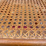 Children's bistro chair in wood and caning