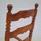 Rocking-chair, oak wood, natural fiber