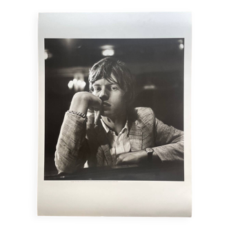 Nico van der Stam after (1925-2000), Mick Jager, 1964, copyright Nico van der Stam/MAI, printed in Holland, reproduction prohibited/PS 995