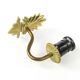 Wall lamp, rococo, brass, Sweden, 1960s