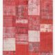 Tapis patchwork vintage en laine faite à la main 245x168cm