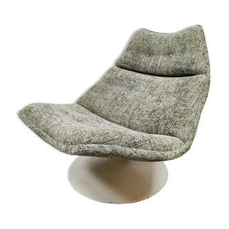 Midcentury Dutch design Geoffrey Harcourt swivel chair Artifort F511