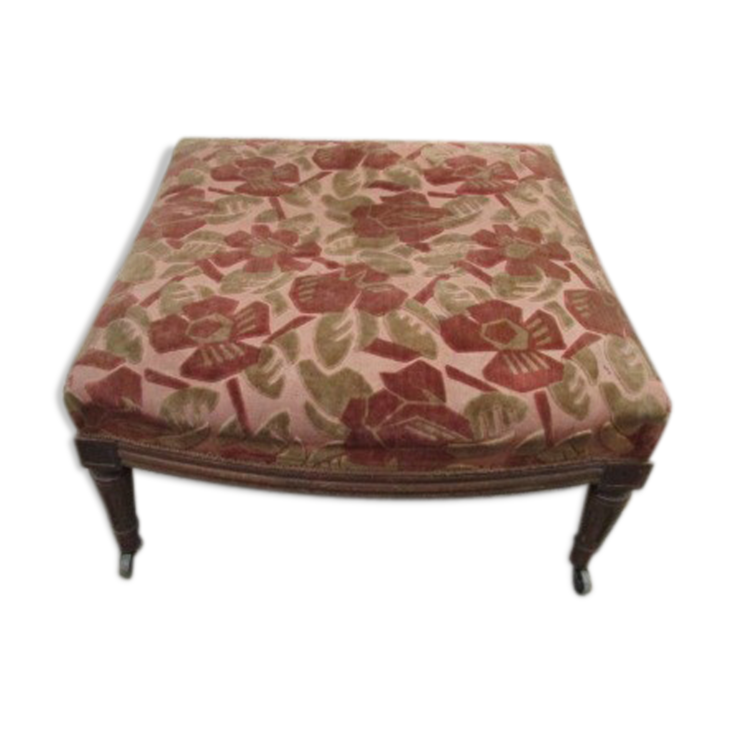 Old art-deco pouf