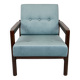 Chaise Stobrawa bleu clair, années 1970