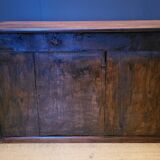 Solid oak minister's desk