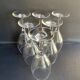 Red wine glasses