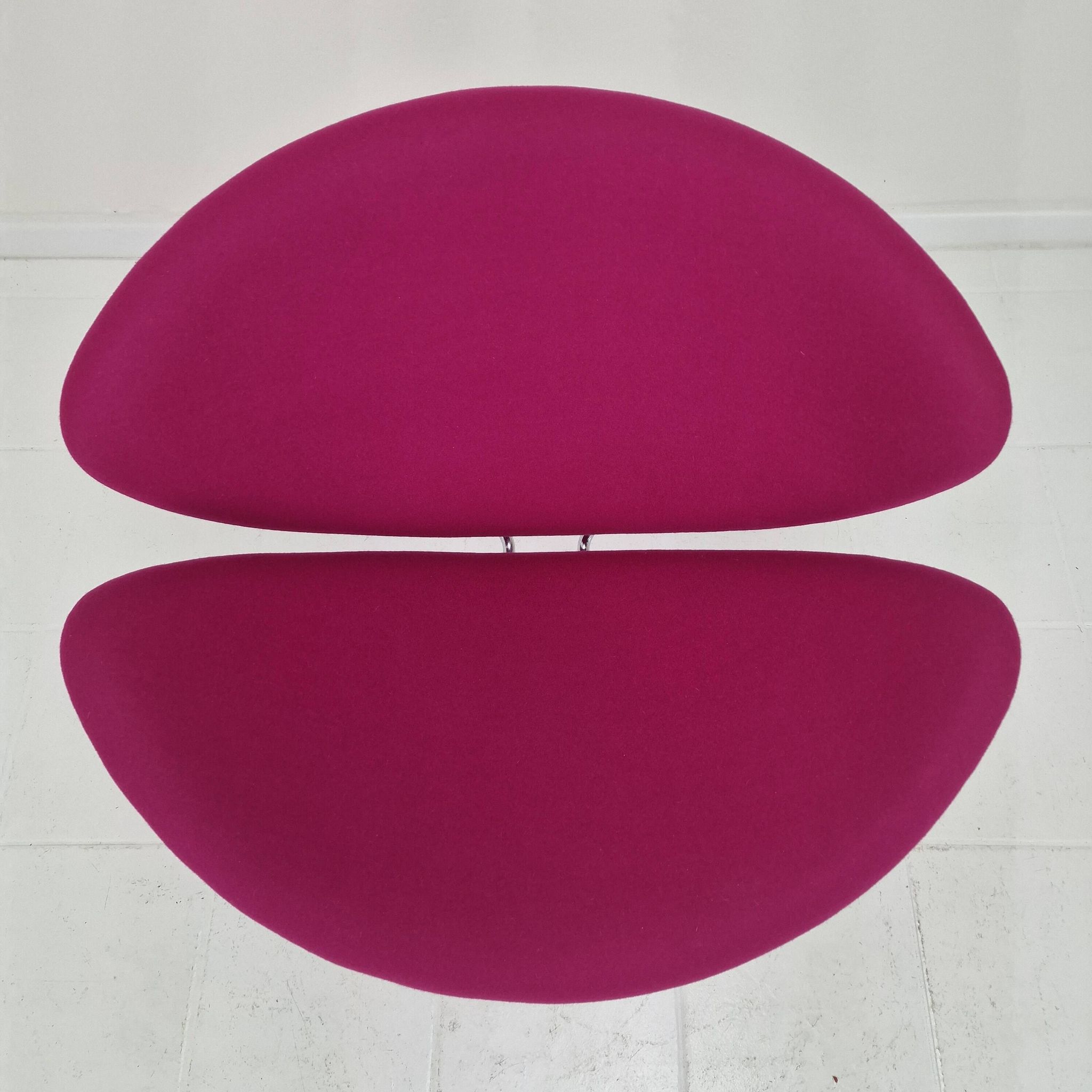 Orange Slice Chair with Ottoman by Pierre Paulin for Artifort, 1980s