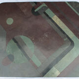 Pierre Elie Gardette slate inlay coffee table