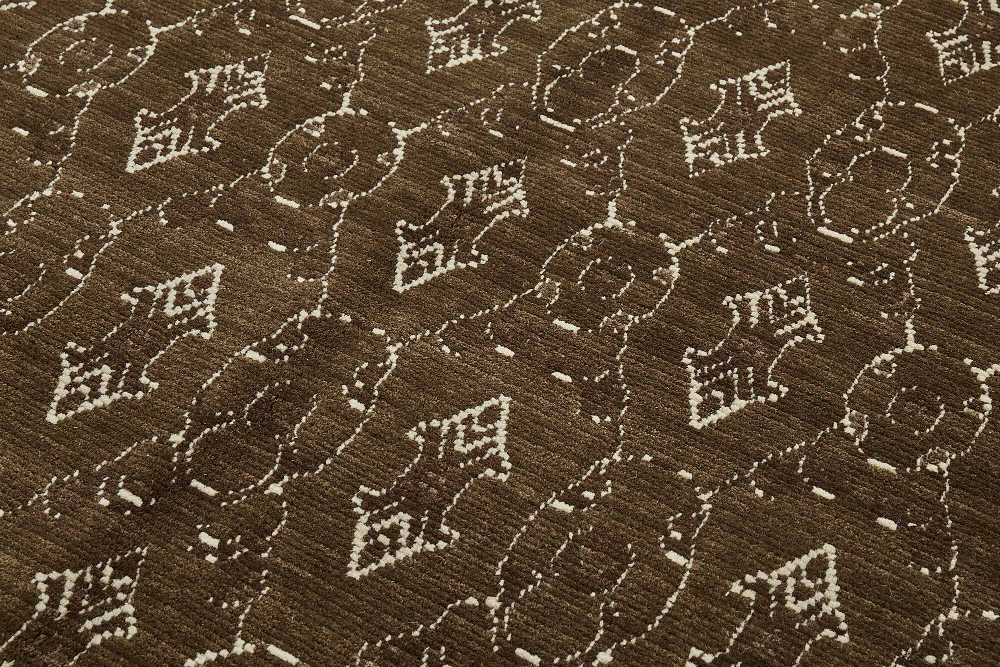 Turkish Handcrafted Loom Oushak Rug 212 cm x 308 cm