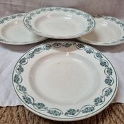 Earthenware plates nineteenth, Céranord St Amand