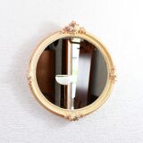 Mirror vintage floral decoration 49x49cm